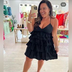 Tiered Dress with Smocked Back